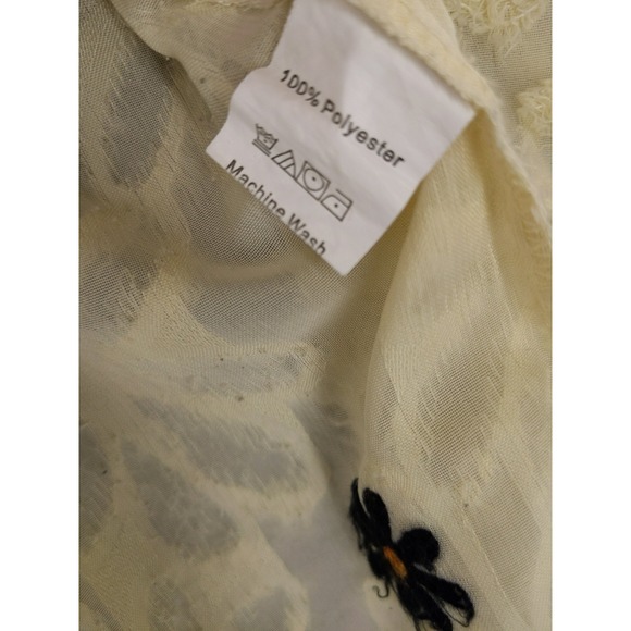 Shein‎ Curve Floral Embroidered Tunic Top 3D Texture 4XL - Picture 9 of 9